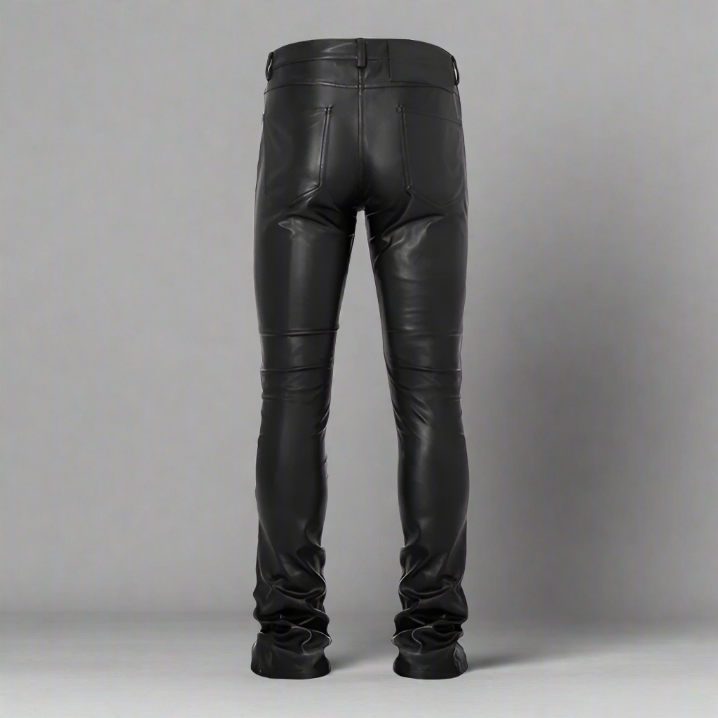 Vogéza Noir Leather Pants