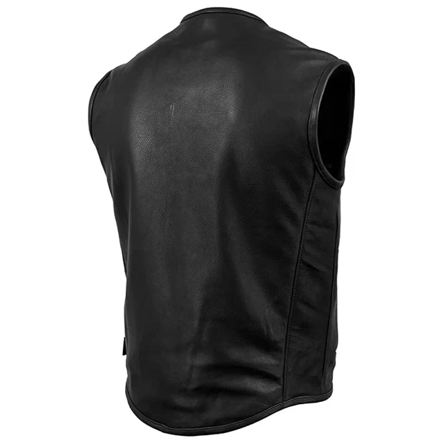 Vogéza Noir Leather Vest